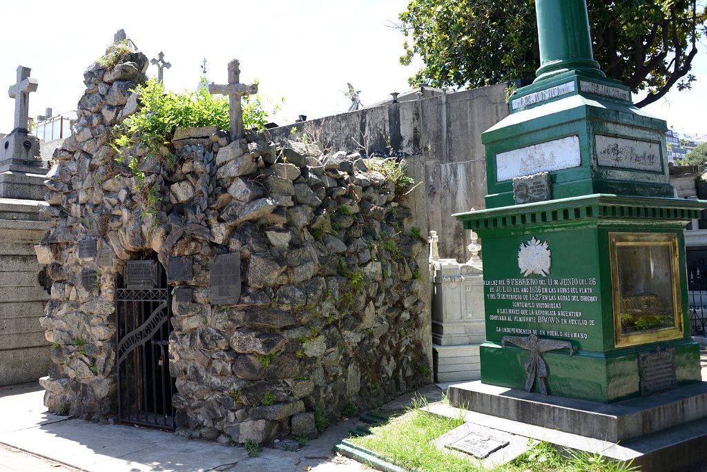 08 Brigadier General Tomas Guido, Admiral Guillermo Brown Founder of the Argentine Navy Recoleta Cemetery Buenos Aires